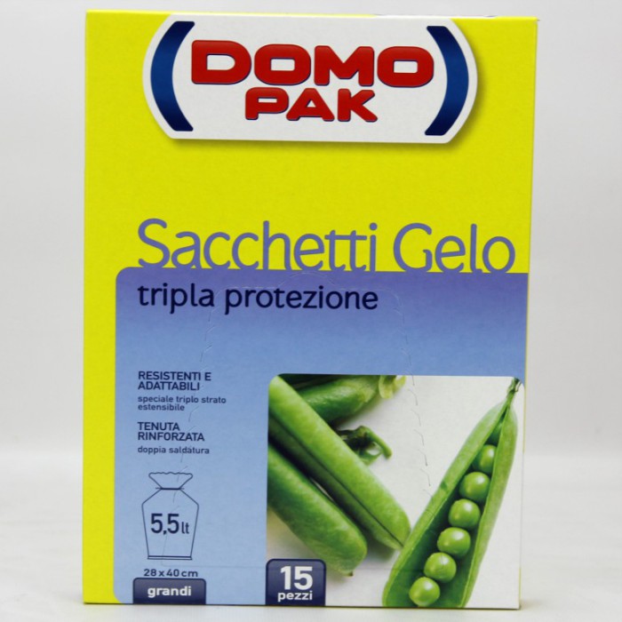 [8001410086167] DOMOPAK GELO SACCHETTO GRANDE 15PZ