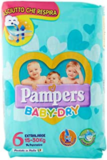 [8001480300743] PAMPERS BABY DRY 6 XL 14PZ