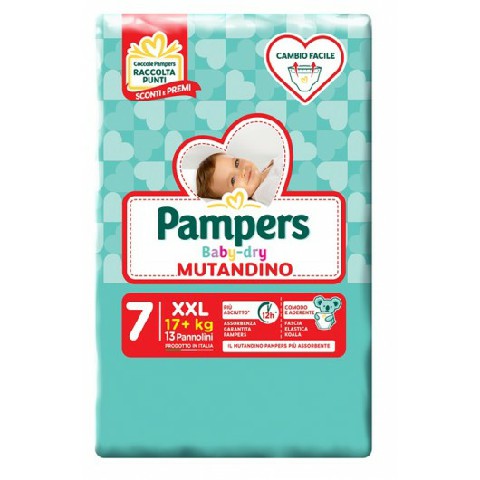 [8001480304116] PAMPERS BABY DRY MUT XXL SP X13