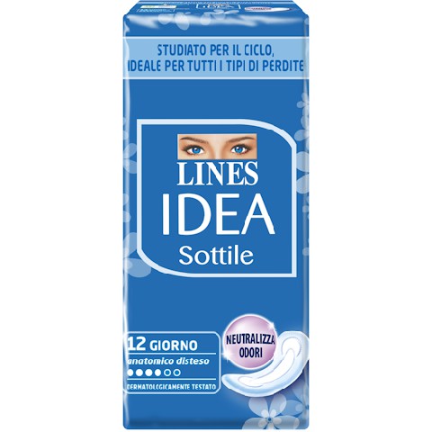 [8001480401662] LINES IDEA SOTTILE RIP.ANAT. 12PZ GIORNO