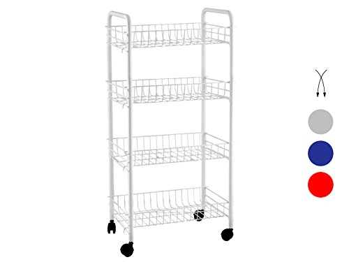 [8001579115500] CARRELLO WINNY 4/PIANI MULTICOLORE