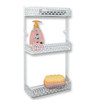 [8001579614249] SCAFFALE 3 PIANI PARETE BLANK 30X11X50CM