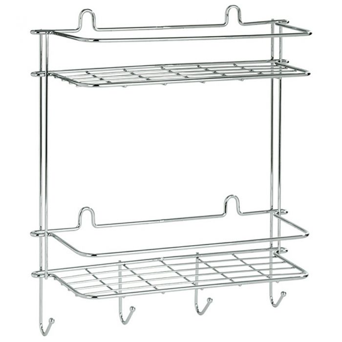 [8001579710347] SCAFFALE DOPPIO LINEA SLIM 28X11X32CM