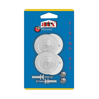 [8001579910907] SET 2 VENTOSE + 2VITI +2COPRIVITI + 2STICK ADESIVI