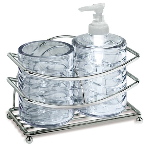 [8001579914431] PORTADOSATORE E BICCHIERE SOFT MISURE 17X10X17CM