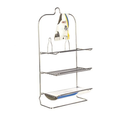 [8001579915155] XCAFFALE BAGNO DOPPIO LAGUNE 21X12XH41CM CROMATO