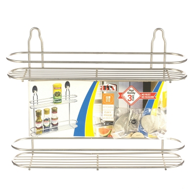 [8001579921286] MENSOLA PORTATUTTO DUE PIANI CUKIPROOF 38X13X26CM
