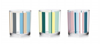 [8001691942954] SET 6 BICCHIERI ACQUA VTR 220CC DEC. TEXTILE