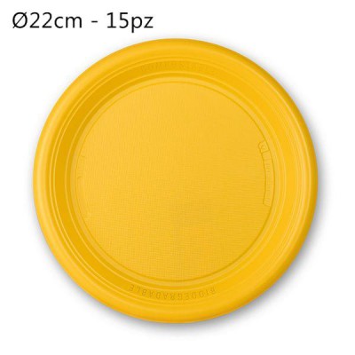 [8001909538139] PIATTI 220 UNI MTB NAT-BIO GIALLO