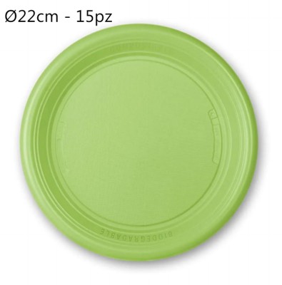 [8001909538153] PIATTI 220 UNI MTB NAT-BIO VERDE MELA