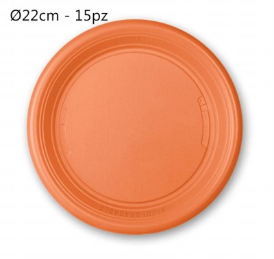 [8001909538160] PIATTI 220 UNI MTB NAT-BIO ARANCIO