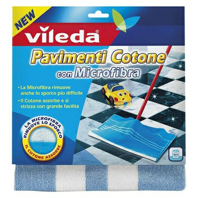 [8001940011776] VILEDA PANNO PAVIMENTI COTONE C/MICROFIBRA