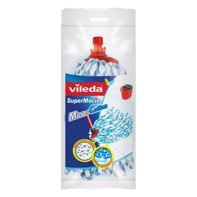 [8001940012704] VILEDA SUPERMOCIO RICAMBIO COTONE E MICROFIBRA