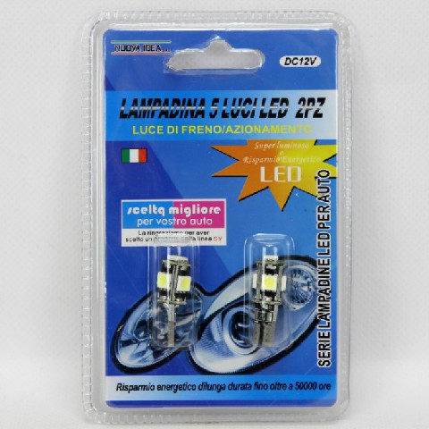 [8002013075794] LAMPADINA LED T10 2 PZ
