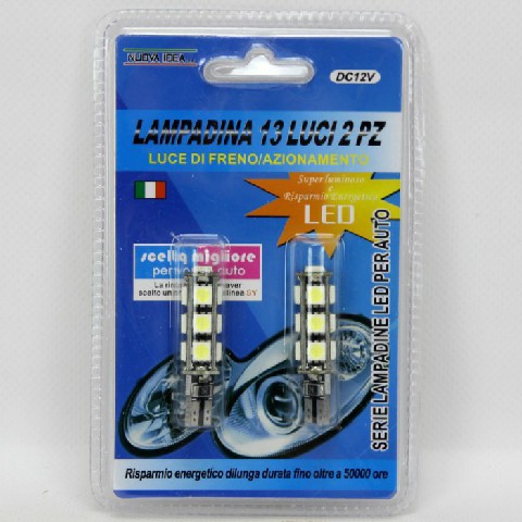 [8002013075817] LAMPADINA LED 13LED 2PZ