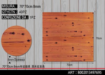 [8002013497695] ADESIVO PER PARETI 70X70CM 8MM