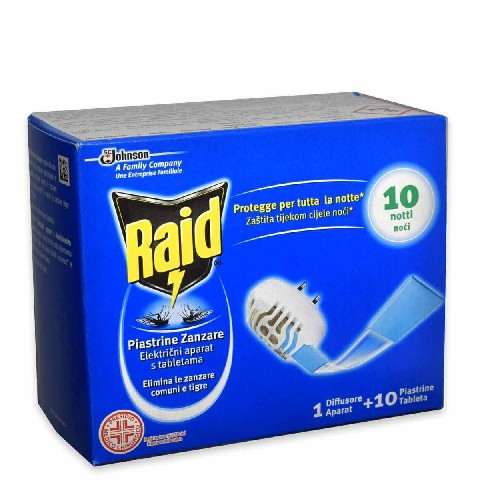 [8002030140666] RAID ELET.A/ZANZ.BASE+10PIASTRINE
