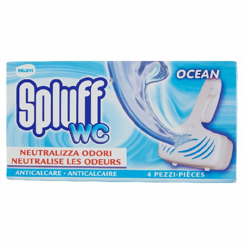 [8002100001194] DEODORANTE WC SPLUFF 4 PZ ASSORTITO