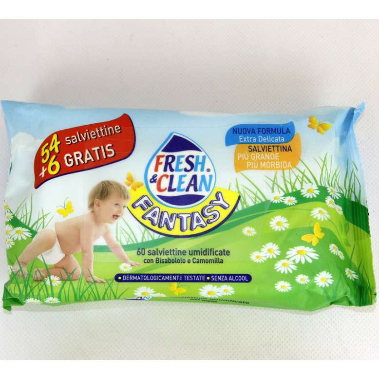 [8002340008656] FRESH E CLEAN SALV.BABY FANTASY 54PZ