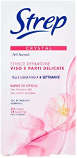 [8002340009332] STREP STRISCE CRISTAL VISO 20P