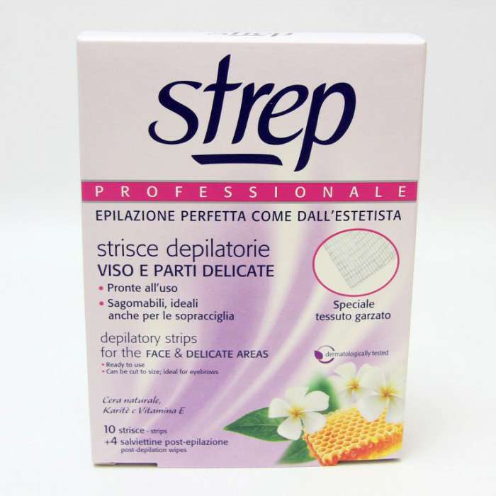 [8002340009356] STREP STRISCE DEPIL.VISO 10 PZ