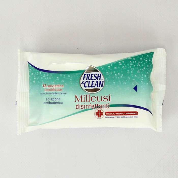 [8002340012509] FRESH E CLEAN SALV. DISINFETTANTI 12PZ