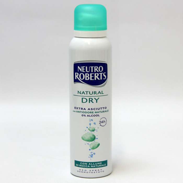 [8002410007930] ROBERTS DEO SPRAY 150ML NATURAL DRY