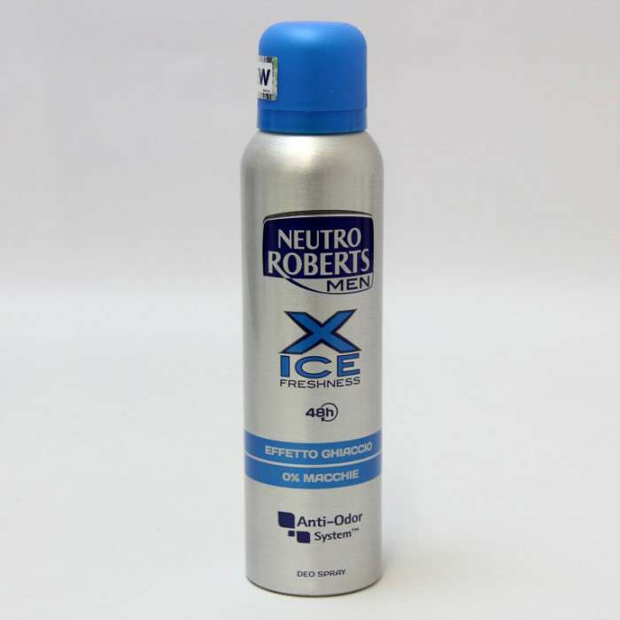 [8002410010909] ROBERTS DEO SPRAY 150ML MEN ICE