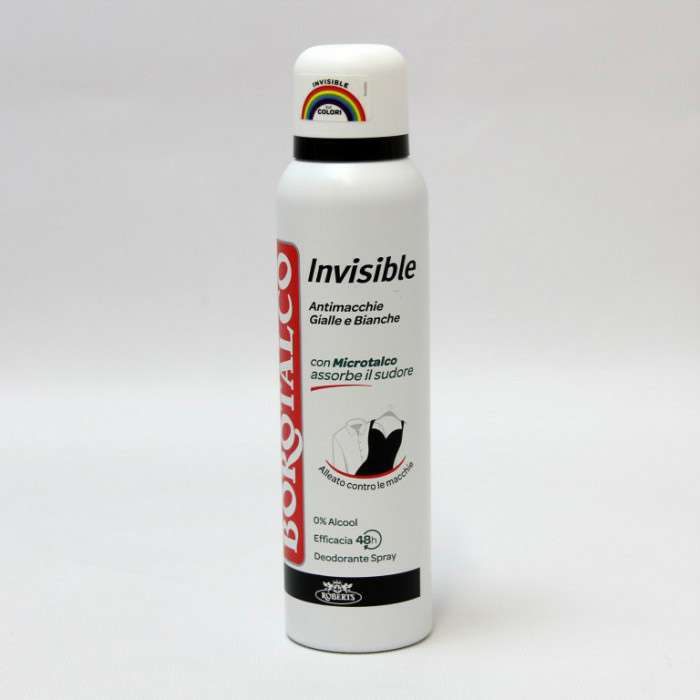 [8002410041866] BOROTALCO DEO SPRAY 150 INVISIBLE