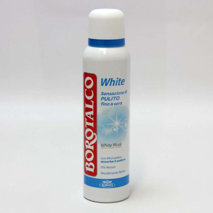 [8002410042214] BOROTALCO DEO SPRAY 150 WHITE