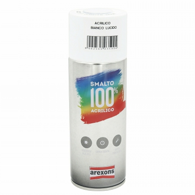 [8002565035994] SMALTO ACRILICO BIANCO LUCIDO SPRAY 400 ML