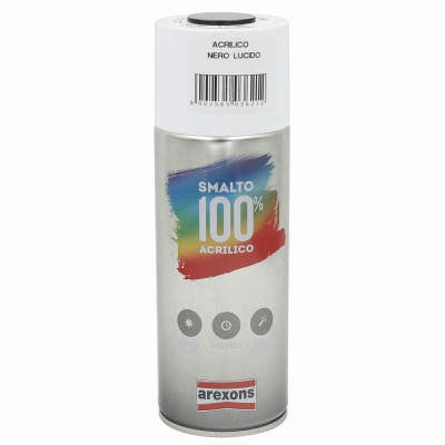 [8002565036212] SMALTO ACRILICO NERO LUCIDO SPRAY