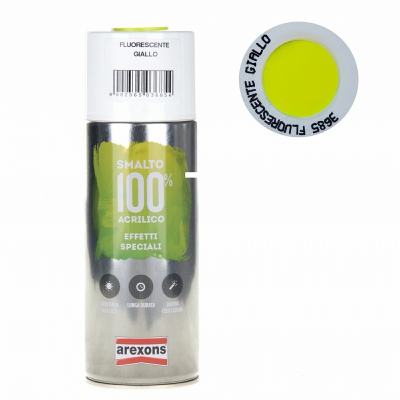 [8002565036854] SMALTO ACRILICO FLUORESCENTE GIALLO SPRA