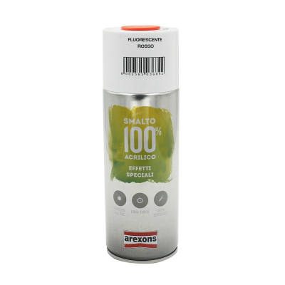 [8002565036892] SMALTO ACRILICO FLUORESCENTE ROSSO SPRAY 400 ML
