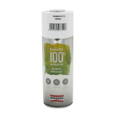 [8002565037097] SMALTO ACRILICO DIAMANTATO GRIGIO SPRAY