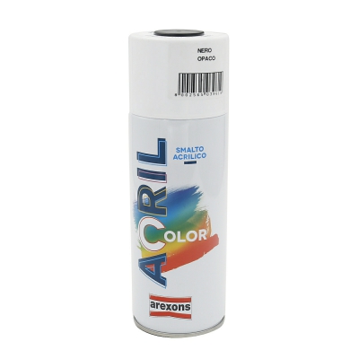 [8002565039619] ACRILCOLOR NERO OPACO 400 ML