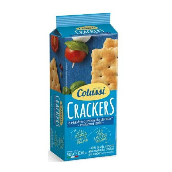 [8002590045357] COLUSSI CRACKERS 500GR A RIDOTTO CONTENUTO SALE NO