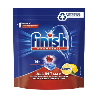 [8002910057886] FINISH TABS TUTTO IN 1 MAX 14PZ LEMON