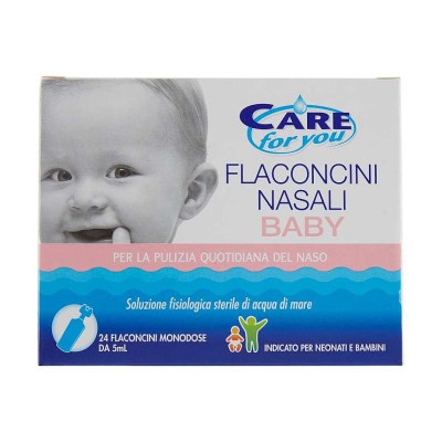 [8002945750318] CARE FOR YOU BABY FLACONCINI NASO OCCHI 25PZ