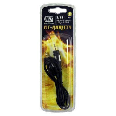 [8002976002554] CAVO AUDIO H.Q. 2 SPINE JACK 3,5MM STEREO L 1,5MT