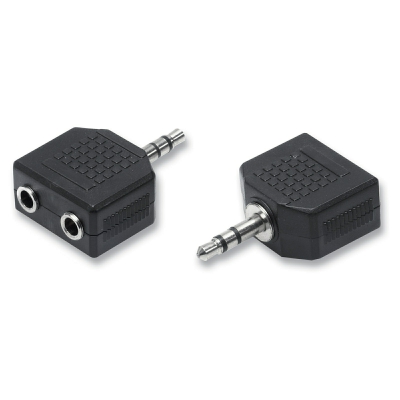 [8002976005036] ADATT. SDOPP 1 SPINA JACK 3,5MM 2 PRESE JACK 3,5MM