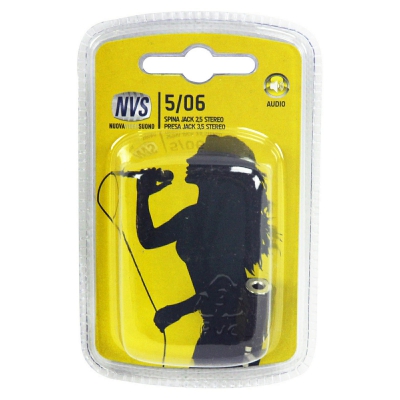[8002976005067] ADATT.  1 SPINA JACK 2,5MM 1 PRESA JACK 3,5MM
