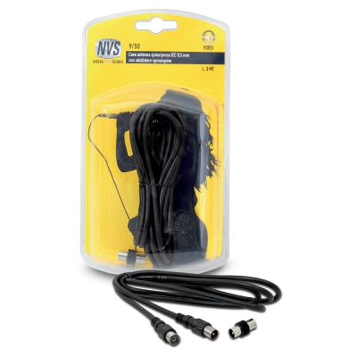 [8002976009300] CAVO ANTENNA SPINA/PRESA 9,5MM L 3MT C/ADATT M/M