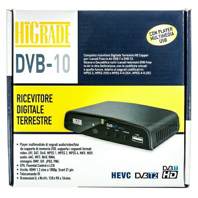 [8002976930109] DVB10 DECODER DIGITALE TERRESTRE HD