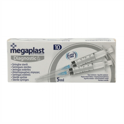 [8003100823380] MEGAPLAST ML 10 SIRINGHE STERILI