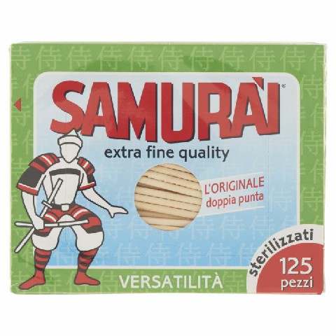 [8003350505890] SAMURAI STUZZICADENTI TRIS  125PZ X 3