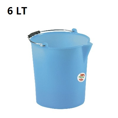 [8003507240605] SECCHIO INDUSTRIALE LT  6 CON BECCO AZZURRO