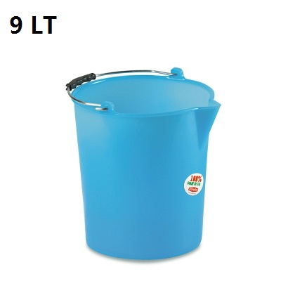 [8003507240902] SECCHIO INDUSTRIALE LT  9 CON BECCO AZZURRO