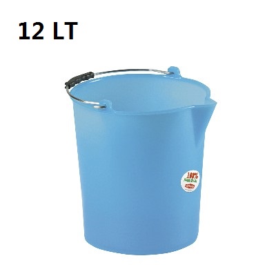 [8003507241206] SECCHIO INDUSTRIALE LT 12 CON BECCO AZZURRO