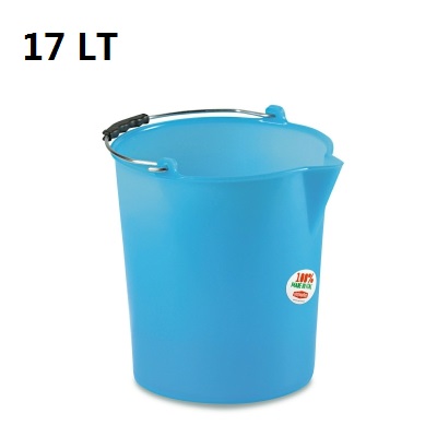 [8003507241701] SECCHIO INDUSTRIALE LT 17 CON BECCO AZZURRO AZZURR